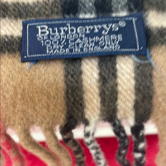 Burberry Brown and Black Checkered cashmere Wrap - Picture 4 of 7